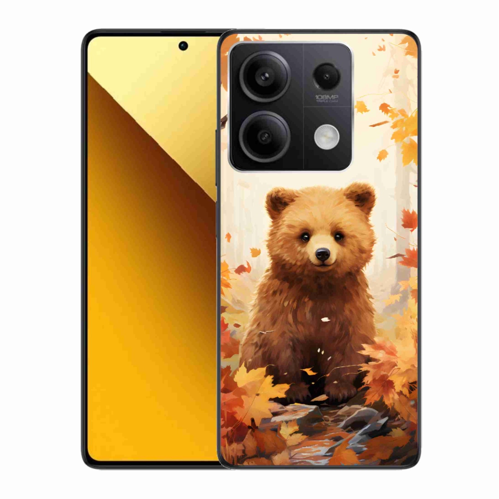 Gelový kryt mmCase na Xiaomi Redmi Note 13 5G - medvěd v lese