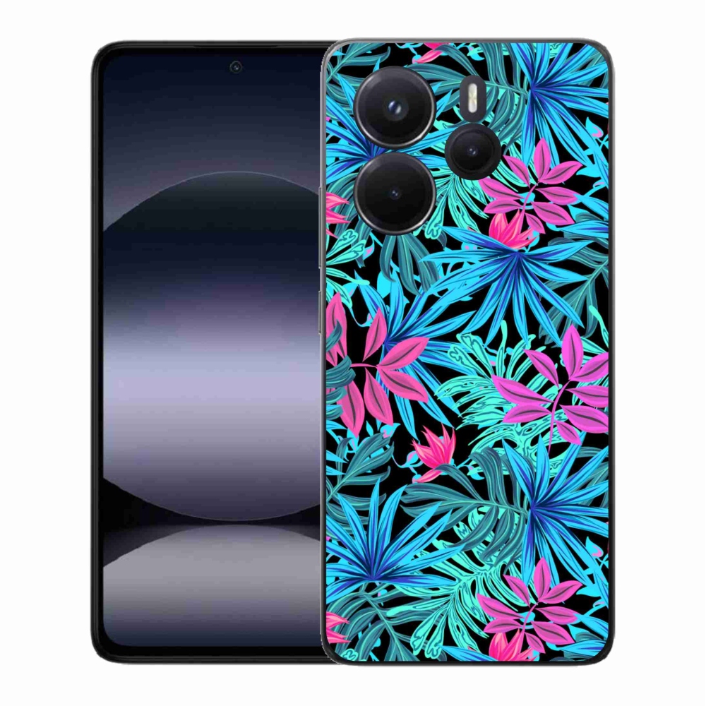 Gelový kryt mmCase na Xiaomi Redmi Note 14 - květiny 3