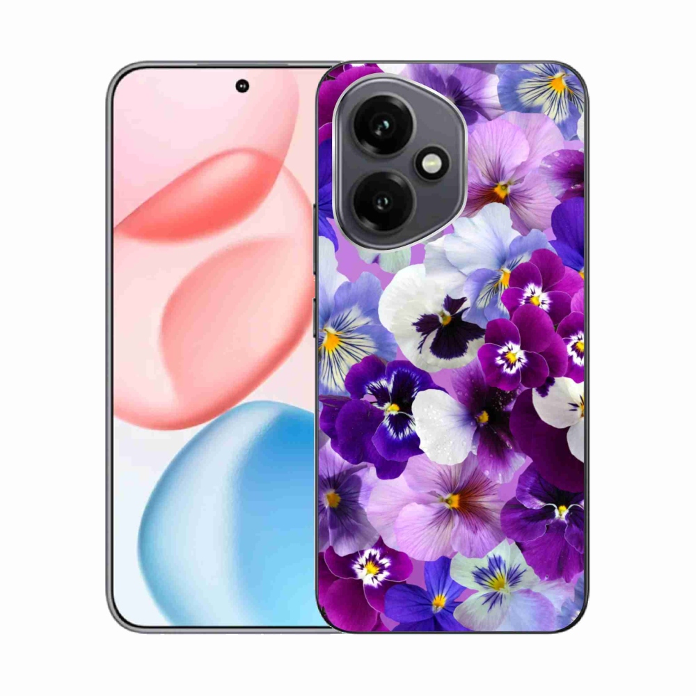 Gelový kryt mmCase na Honor 400 - květiny 9