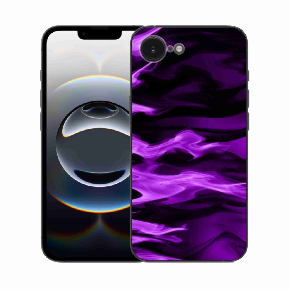 Gelový kryt mmCase na iPhone 16e - abstraktní vzor 9