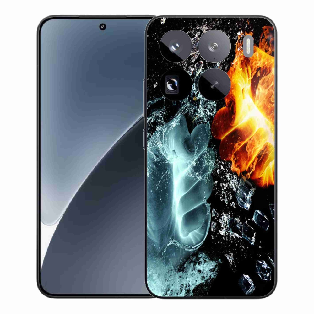 Gelový kryt mmCase na Xiaomi 15 Pro - voda a oheň