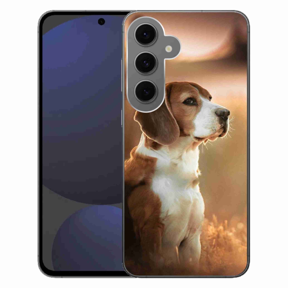 Gelový kryt mmCase na Samsung Galaxy S24 FE - bígl