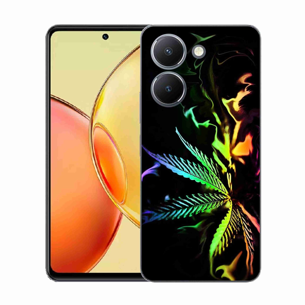 Gelový kryt mmCase na Vivo Y36 - konopí 2