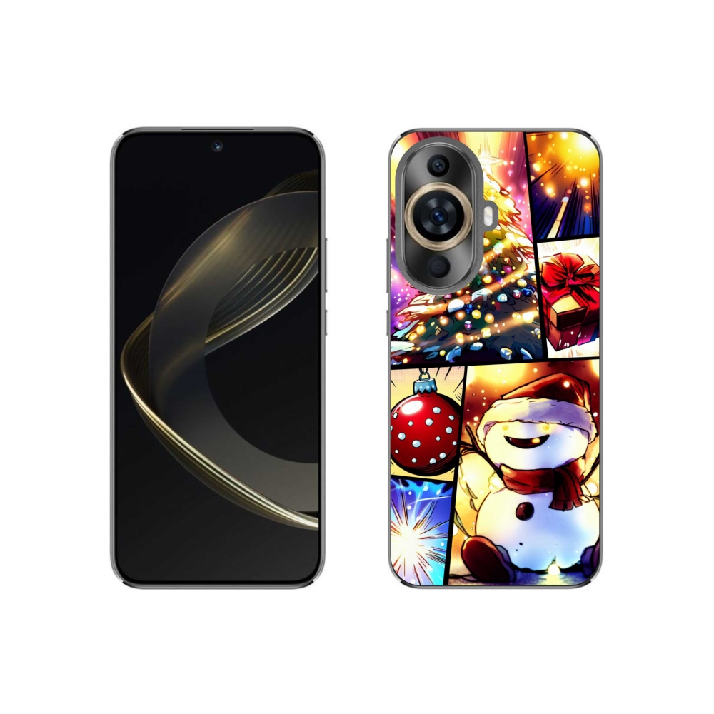 Gelový kryt mmCase na Huawei Nova 11 - vánoční motivy 1