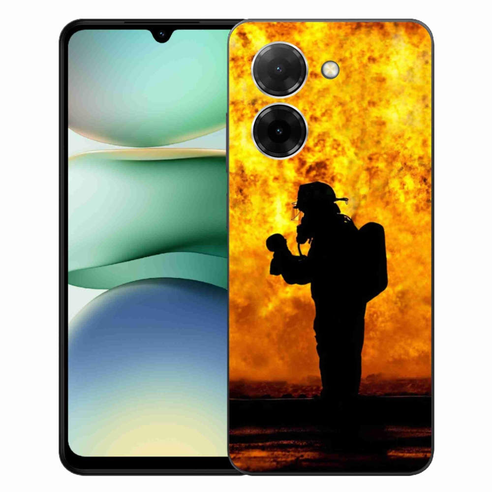 Gelový kryt mmCase na Xiaomi Redmi A5 (173.45x79.35x8.45mm) - hasič