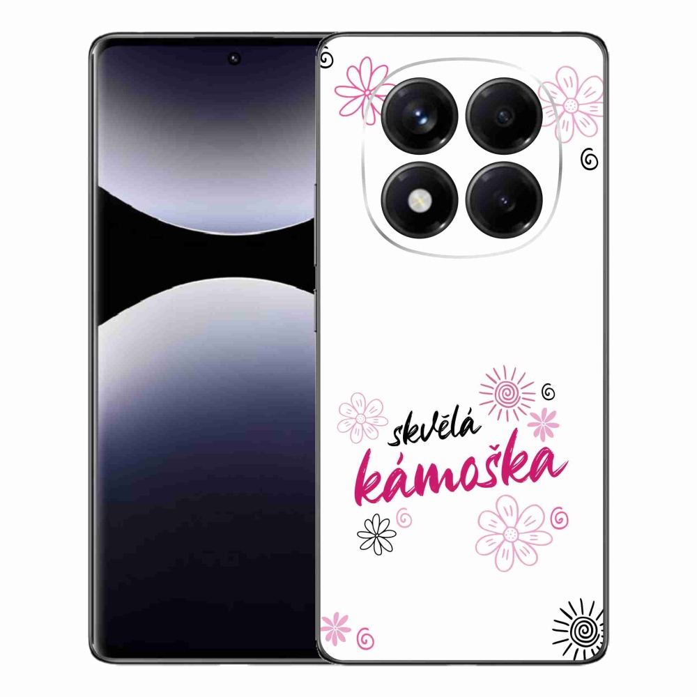 Gelový kryt mmCase na Xiaomi Redmi Note 14 Pro - skvělá kámoška bílé pozadí