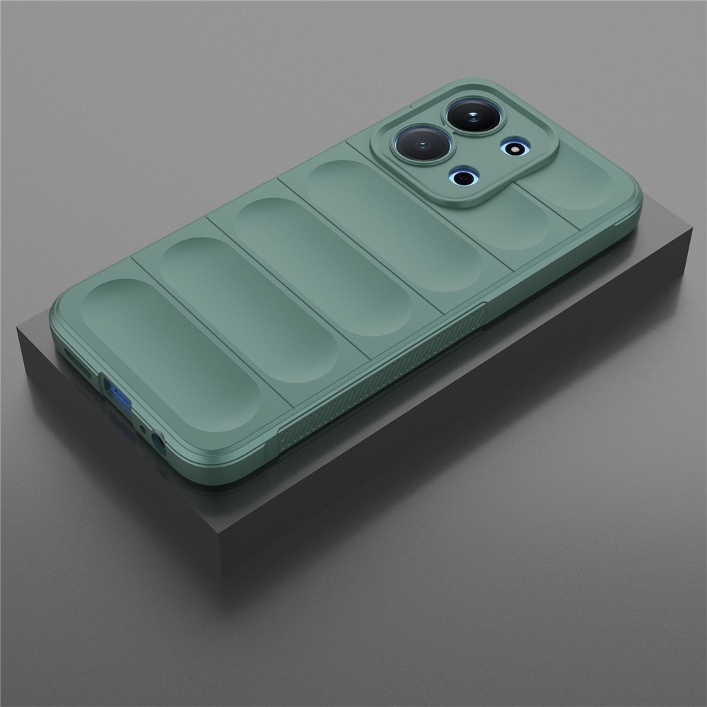 Rugg odolný gelový obal na Xiaomi Redmi 15C 4G (171mm)/Poco C85 4G (171mm) - zelený