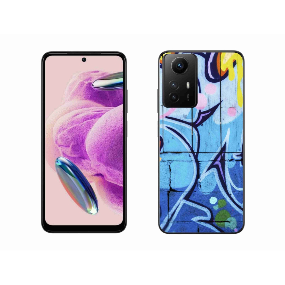 Gelový kryt mmCase na Xiaomi Redmi Note 12S - graffiti