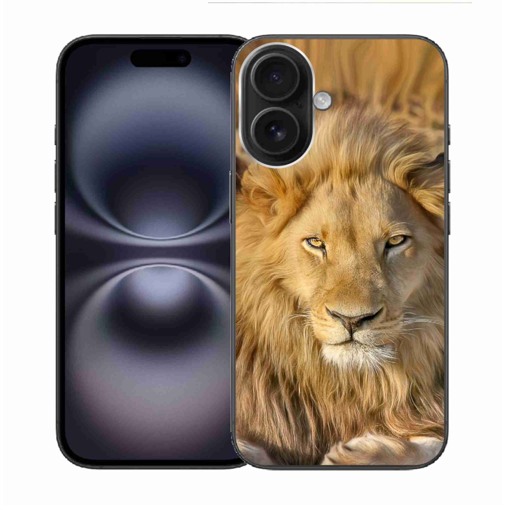 Gelový kryt mmCase na iPhone 16 - lev 2