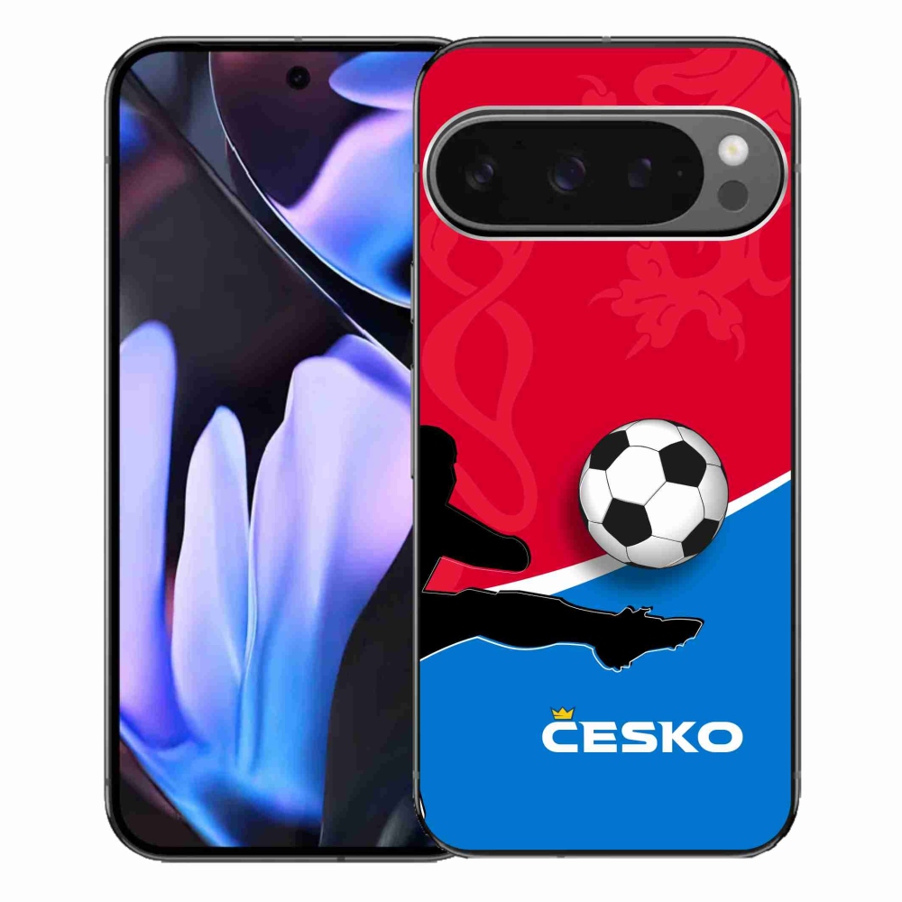 Gelový kryt mmCase na Google Pixel 9 Pro XL - fotbal Česko 2