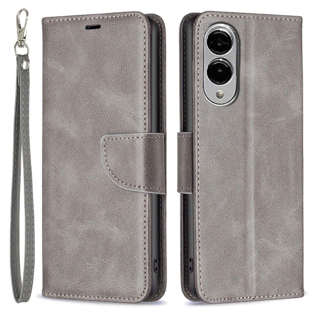 Case knížkové pouzdro na Samsung Galaxy S25 Edge - šedé