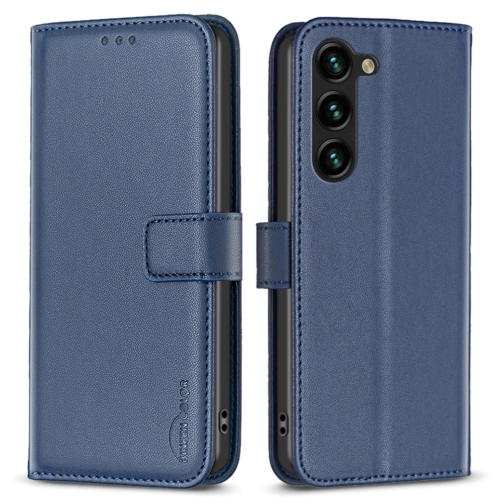 BNF knížkové pouzdro na Samsung Galaxy S24 - modré