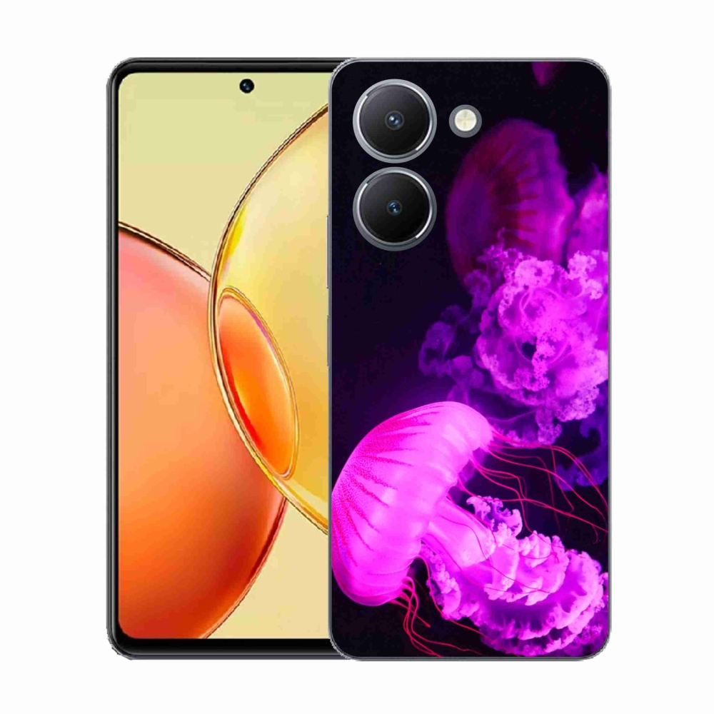 Gelový kryt mmCase na Vivo Y36 - medúza 1