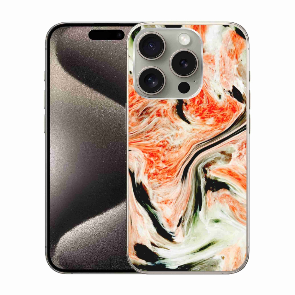 Gelový kryt mmCase na iPhone 15 Pro - abstrakt 25