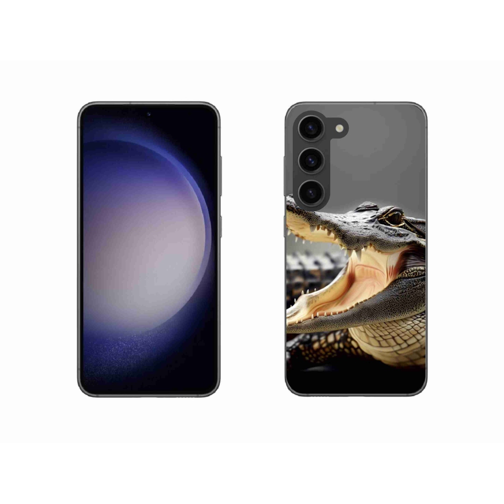 Gelový kryt mmCase na Samsung Galaxy S23 5G - krokodýl