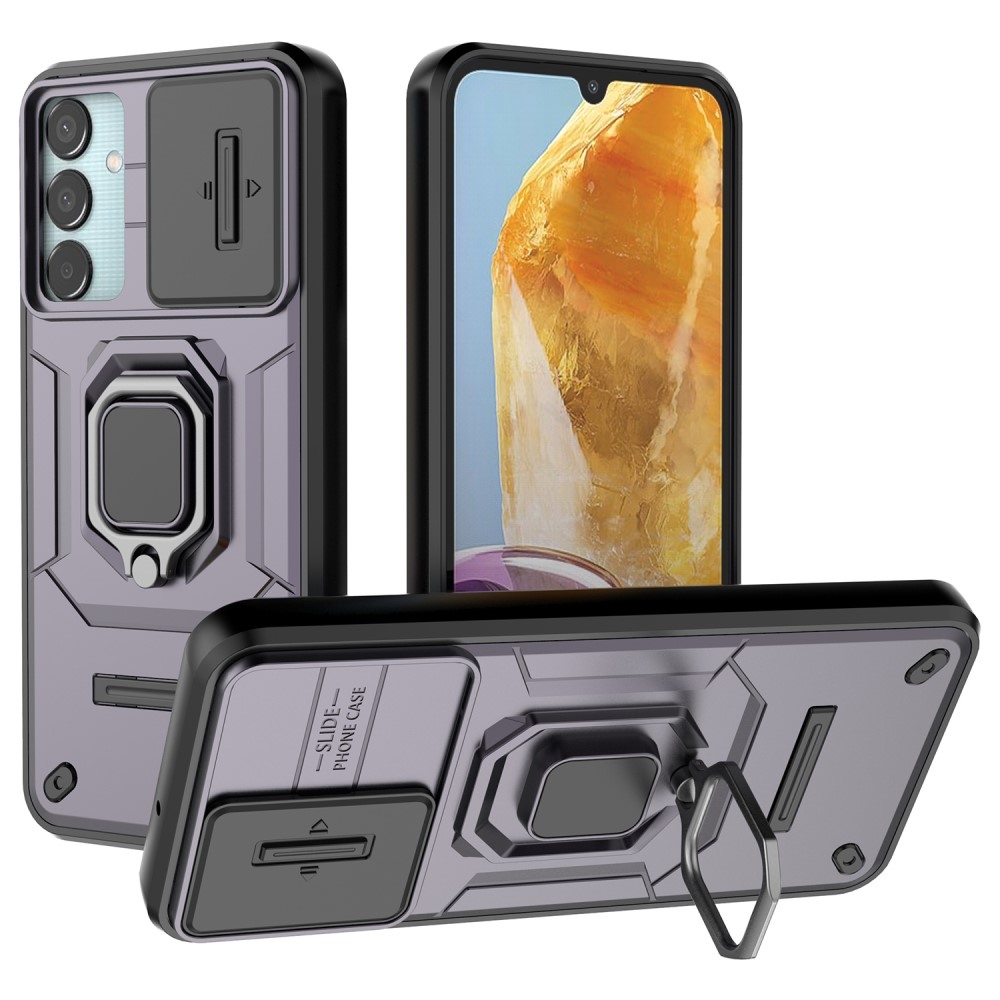 Lens odolný hybridní kryt na Samsung Galaxy M15 5G - fialový