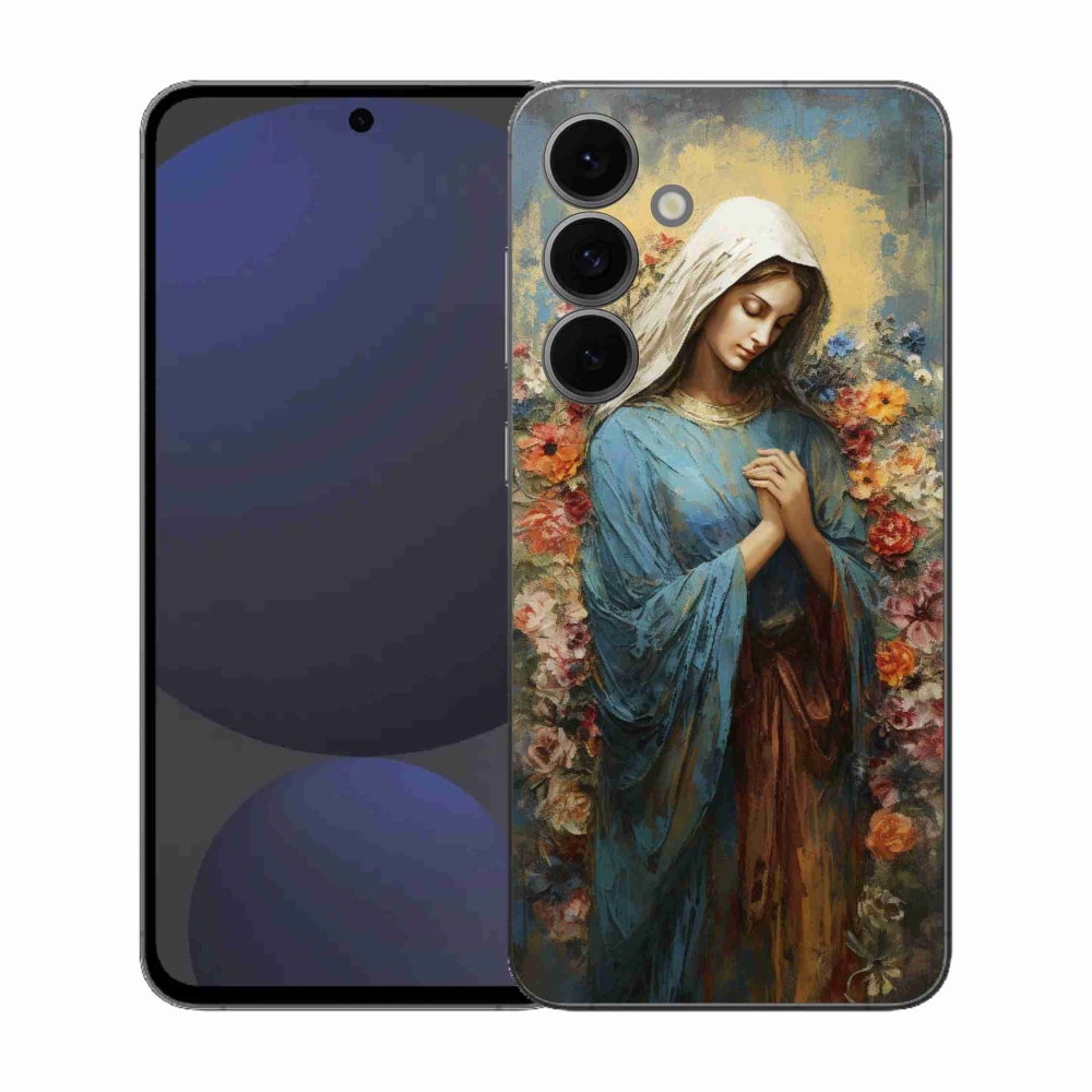 Gelový kryt mmCase na Samsung Galaxy S25 FE - svatá žena