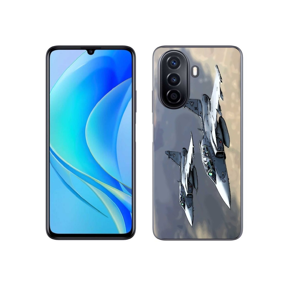 Gelový kryt mmCase na Huawei Nova Y70 - stíhačky