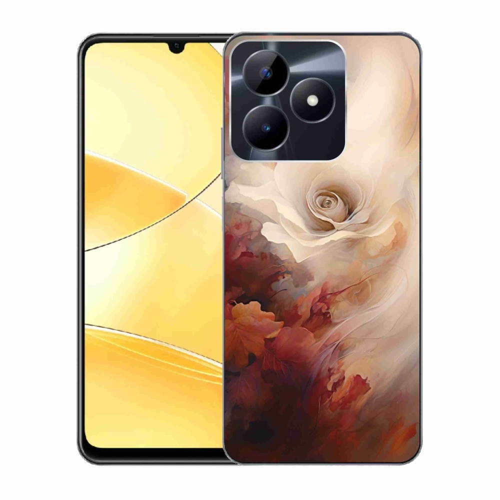Gelový kryt mmCase na Realme C51/C53 - abstraktní motiv 9