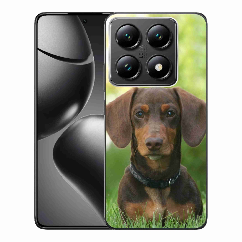 Gelový kryt mmCase na Xiaomi 14T Pro - hnědý jezevčík
