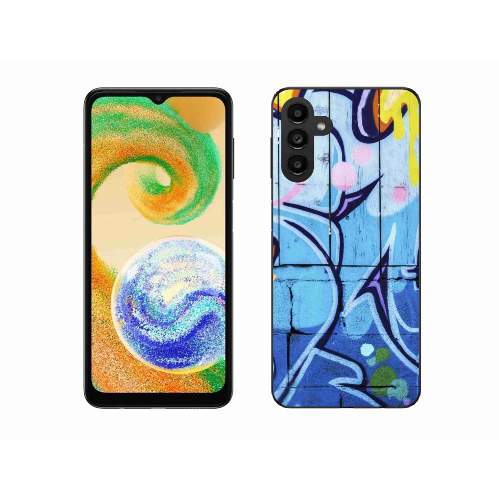 Gelový kryt mmCase na Samsung Galaxy A04s (164.7x76.7x9.1mm) - graffiti