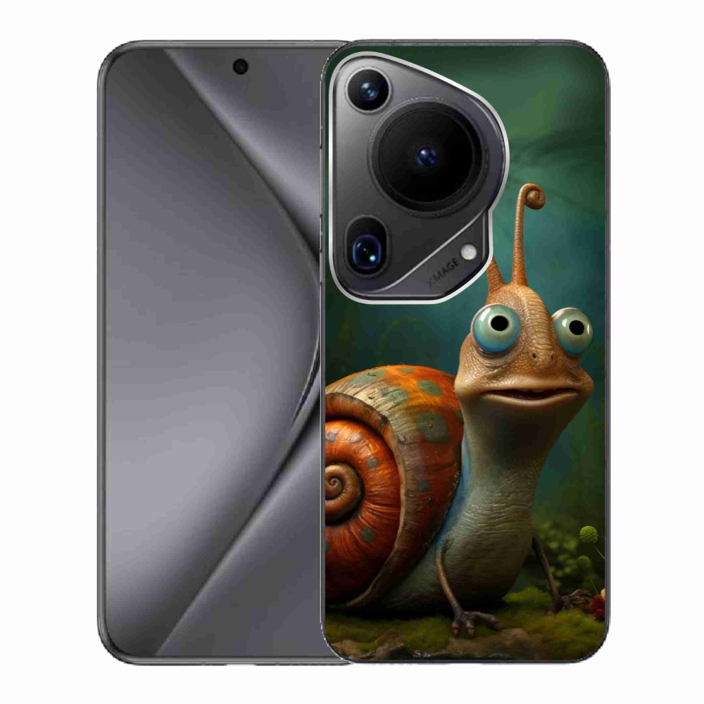 Gelový kryt mmCase na Huawei Pura 70 Ultra - šnek