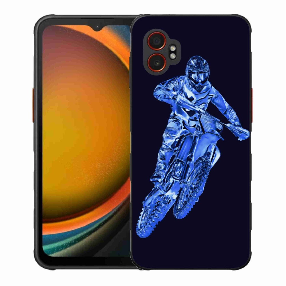 Gelový kryt mmCase na Samsung Galaxy Xcover 7 Pro - motocross 1