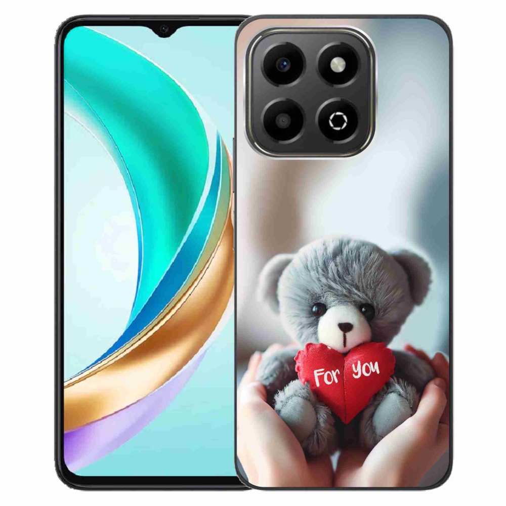 Gelový kryt mmCase na Honor X6b - medvídek pro zamilované