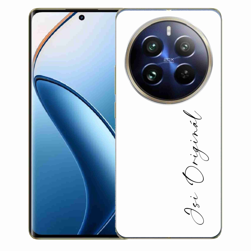 Gelový kryt mmCase na Realme 12 Pro 5G/12 Pro+ 5G - jsi originál bílé pozadí