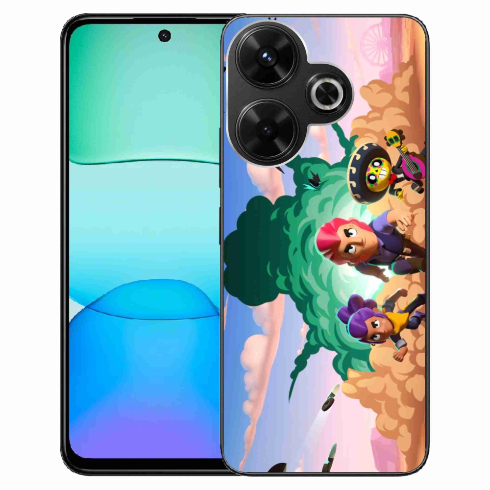 Gelový kryt mmCase na Xiaomi Redmi 13 4G/Poco M6 4G  - brawl stars