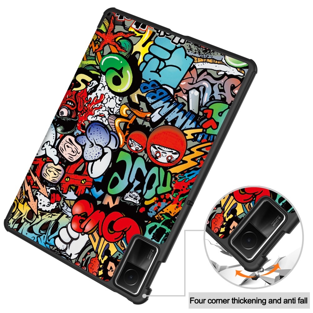 Print chytré zavírací pouzdro na Xiaomi Redmi Pad SE - graffiti