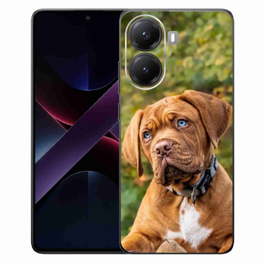 Gelový kryt mmCase na Xiaomi Poco X7 Pro 5G - štěně 