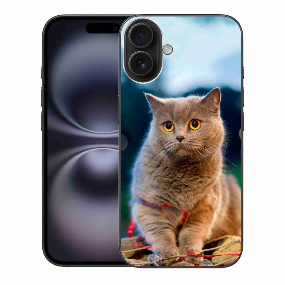 Gelový kryt mmCase na iPhone 16 Plus - britská modrá 2