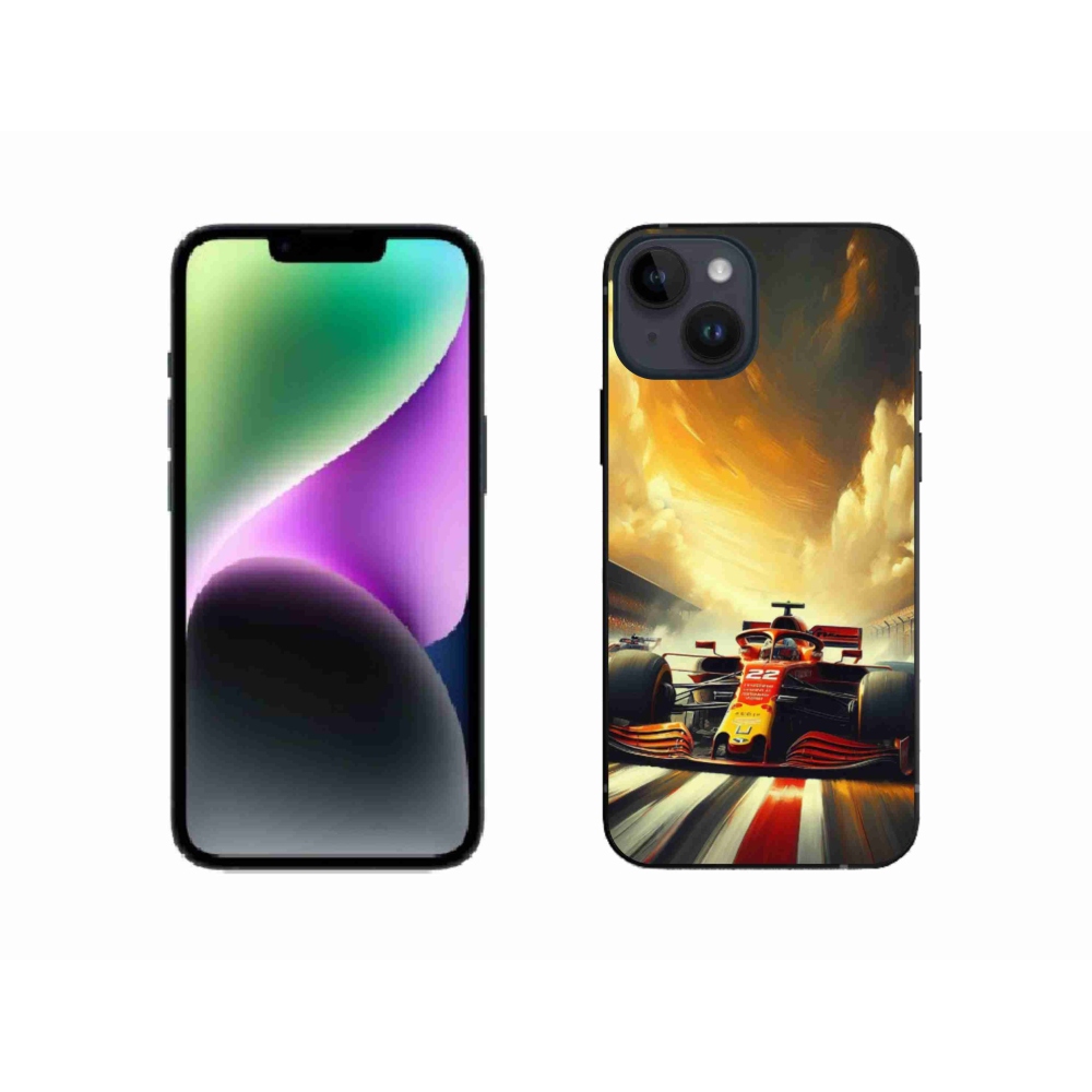Gelový kryt mmCase na iPhone 14 - formule 2