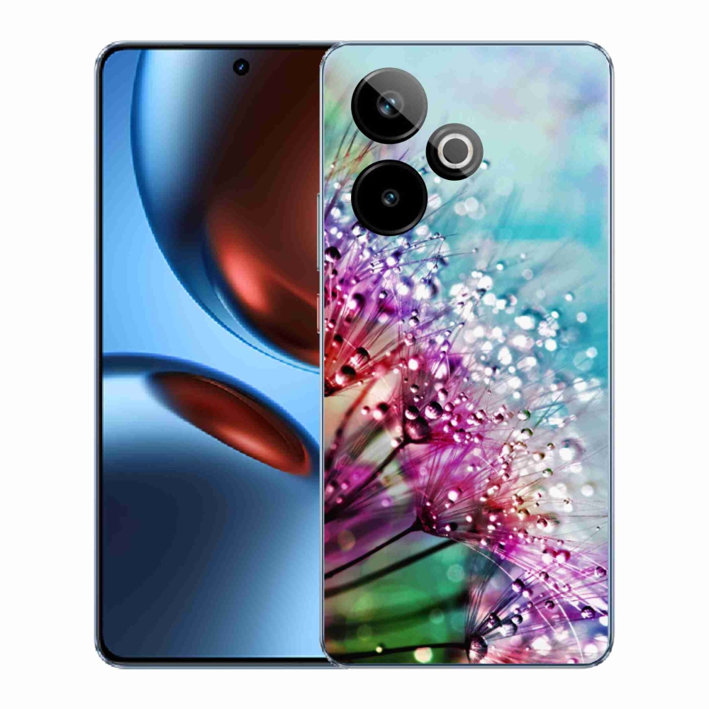 Gelový kryt mmCase na Realme GT 7 5G/GT 7T 5G - barevné květy