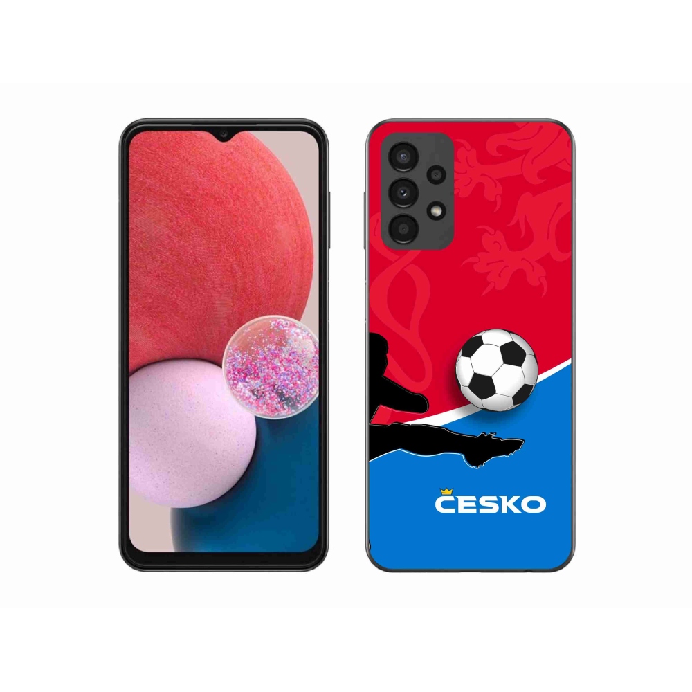 Gelový kryt mmCase na Samsung Galaxy A13 4G - fotbal Česko 2
