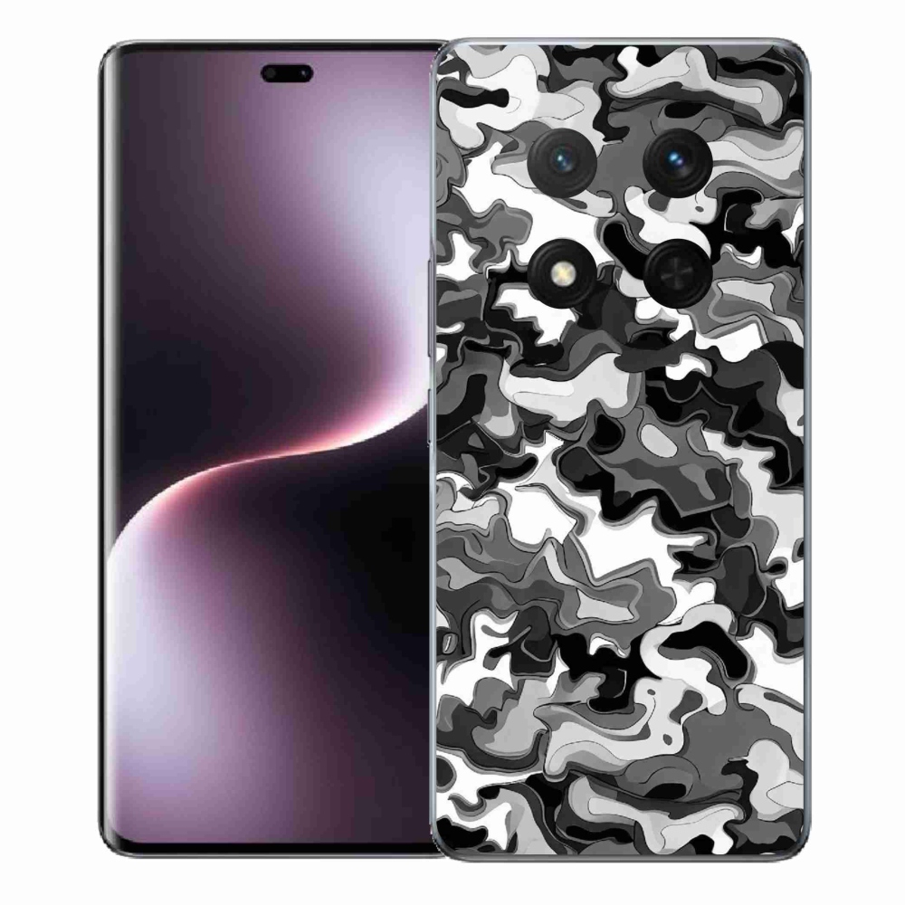Gelový kryt mmCase na Honor Magic 7 Lite 5G - maskáčový vzor 3