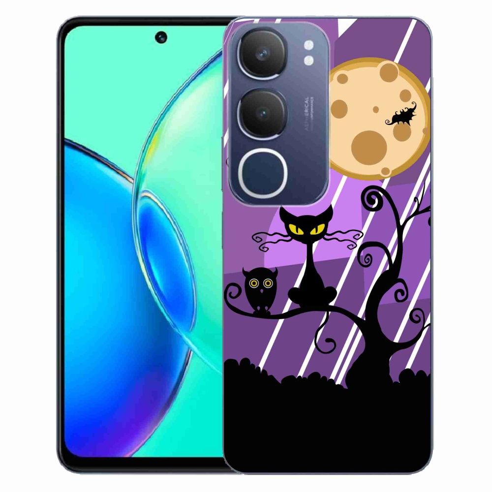 Gelový kryt mmCase na Vivo Y19s - halloween