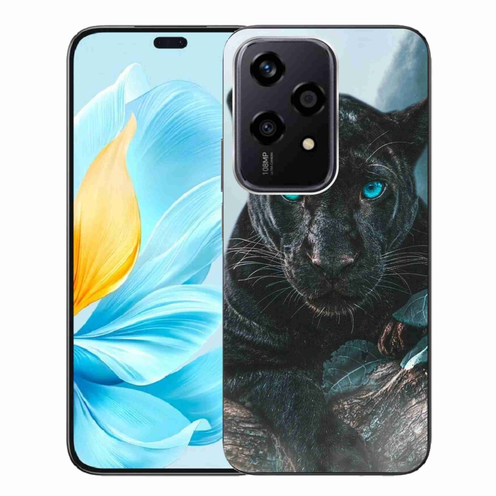 Gelový kryt mmCase na Honor 200 Lite 5G - černý panter
