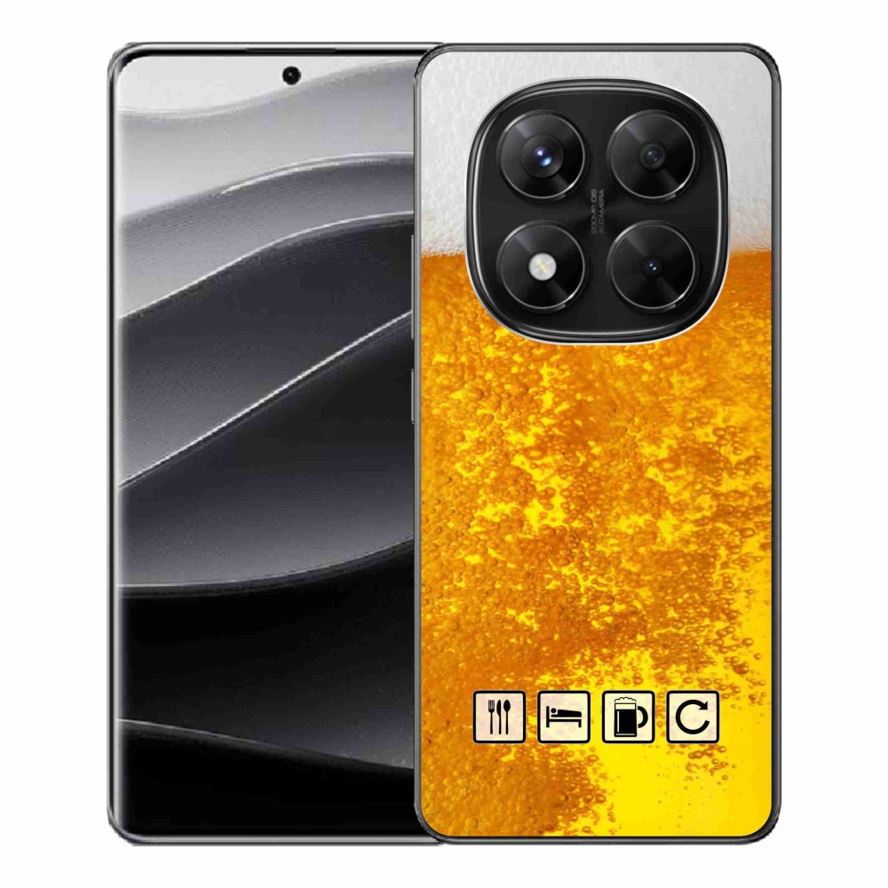 Gelový kryt mmCase na Xiaomi Redmi Note 14 Pro 5G/Poco X7 5G - pivní motiv 3