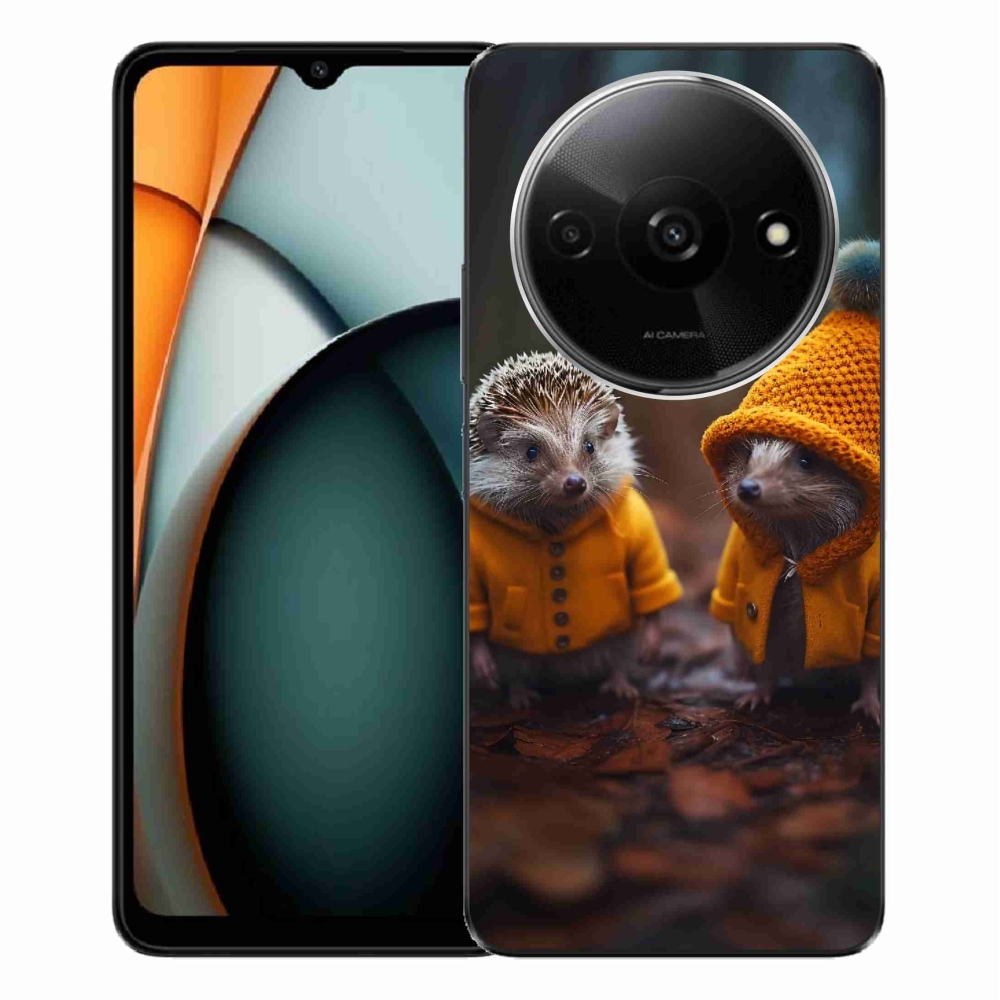 Gelový kryt mmCase na Xiaomi Redmi A3 - ježci
