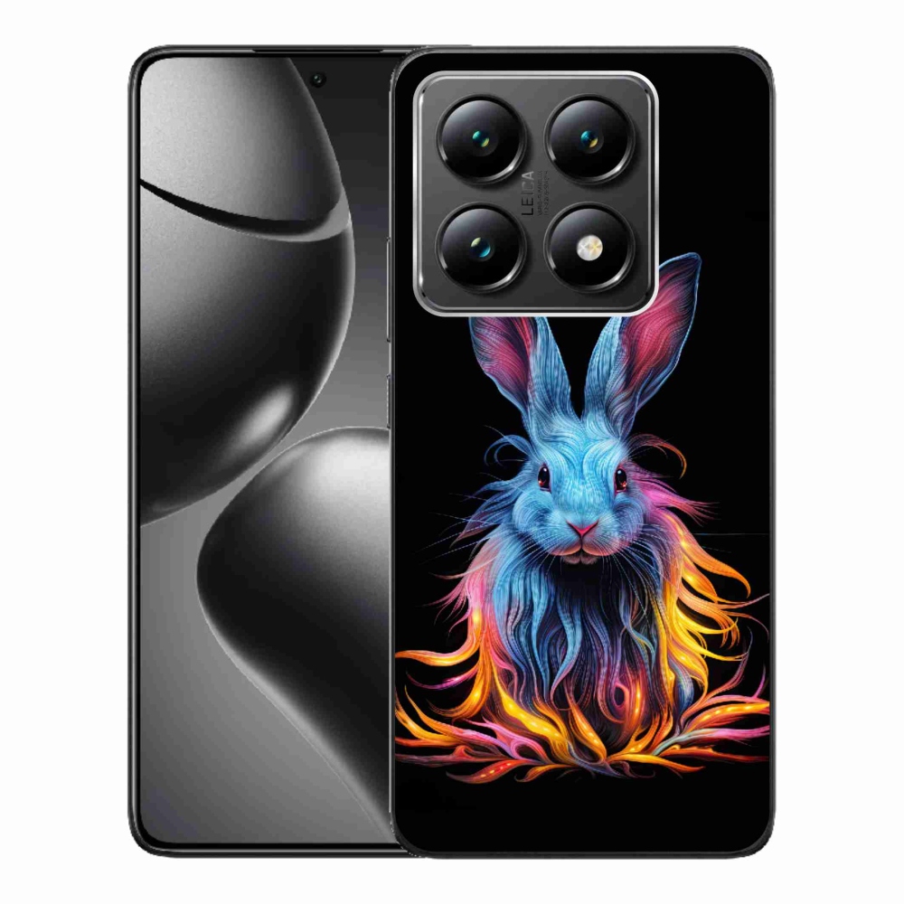 Gelový kryt mmCase na Xiaomi 14T - abstraktní zajíc