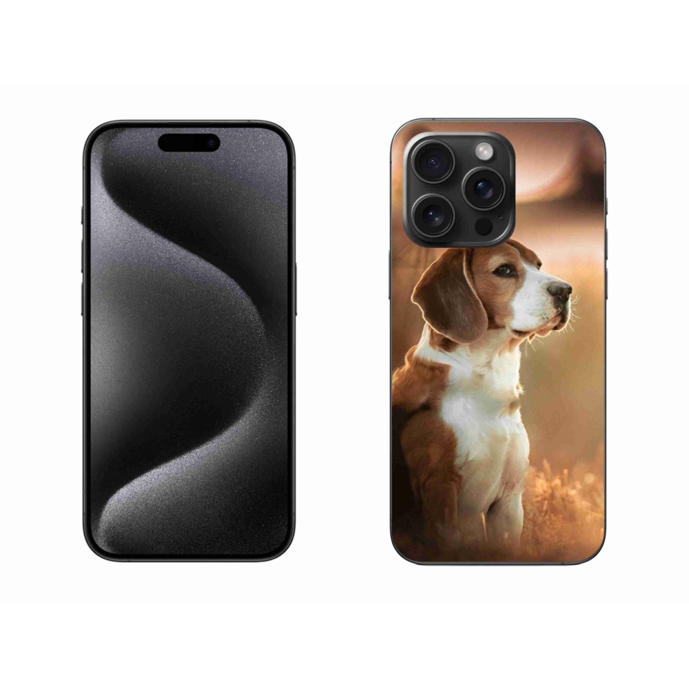 Gelový kryt mmCase na iPhone 15 Pro Max - bígl