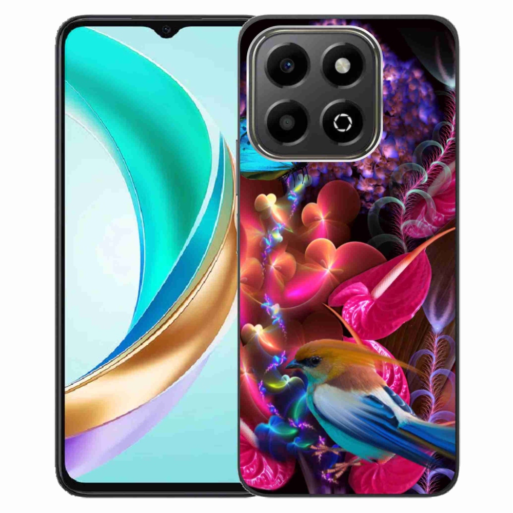 Gelový kryt mmCase na Honor X6b - barevné květiny