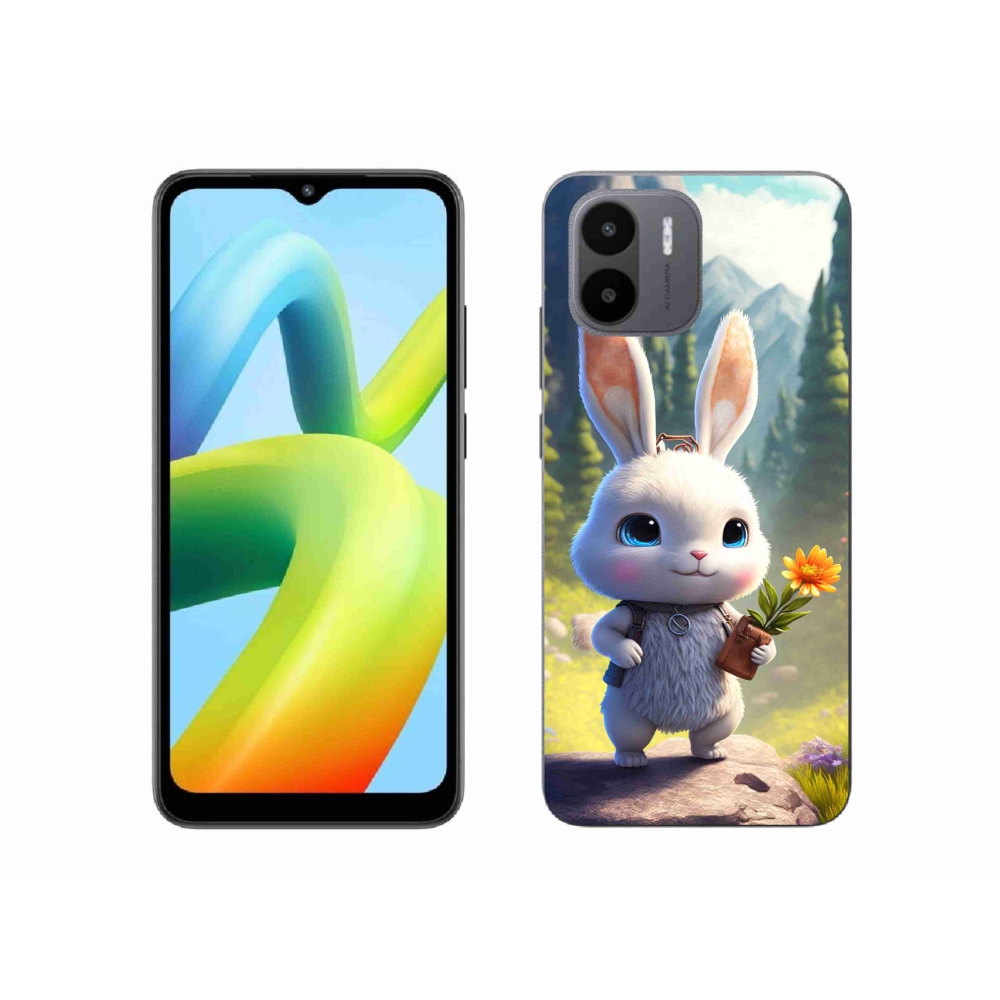 Gelový kryt mmCase na Xiaomi Redmi A1/Redmi A2 - roztomilý králíček