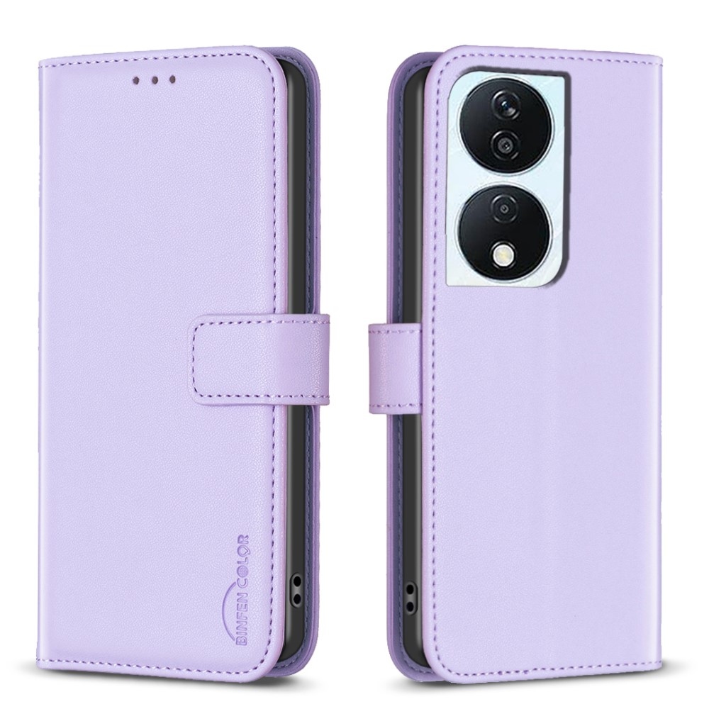 BNF knížkové pouzdro na Honor X7b/Honor 90 Smart - světlefialové