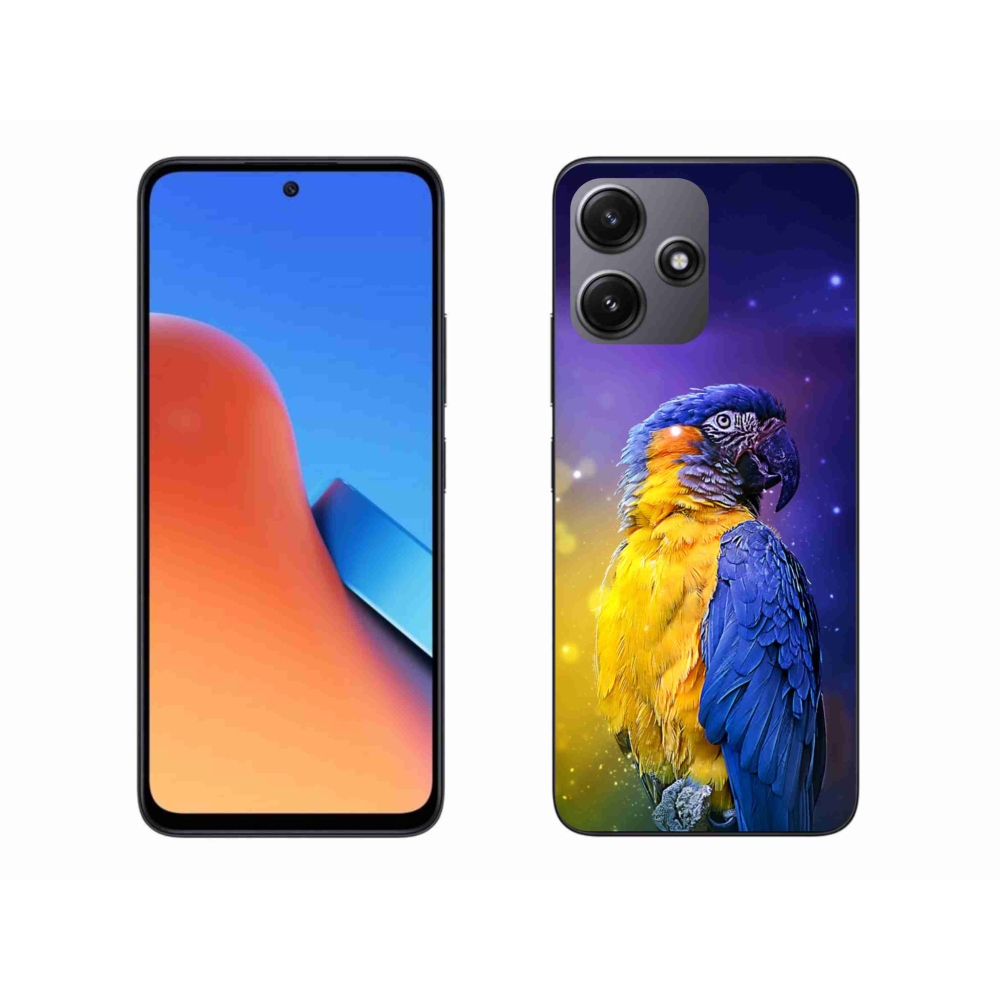 Gelový obal mmCase na Xiaomi Redmi 12 5G - papoušek ara 1