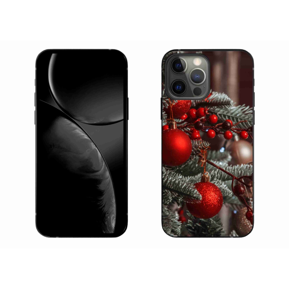 Gelový kryt mmCase na iPhone 13 Pro Max - vánoční ozdoby 2
