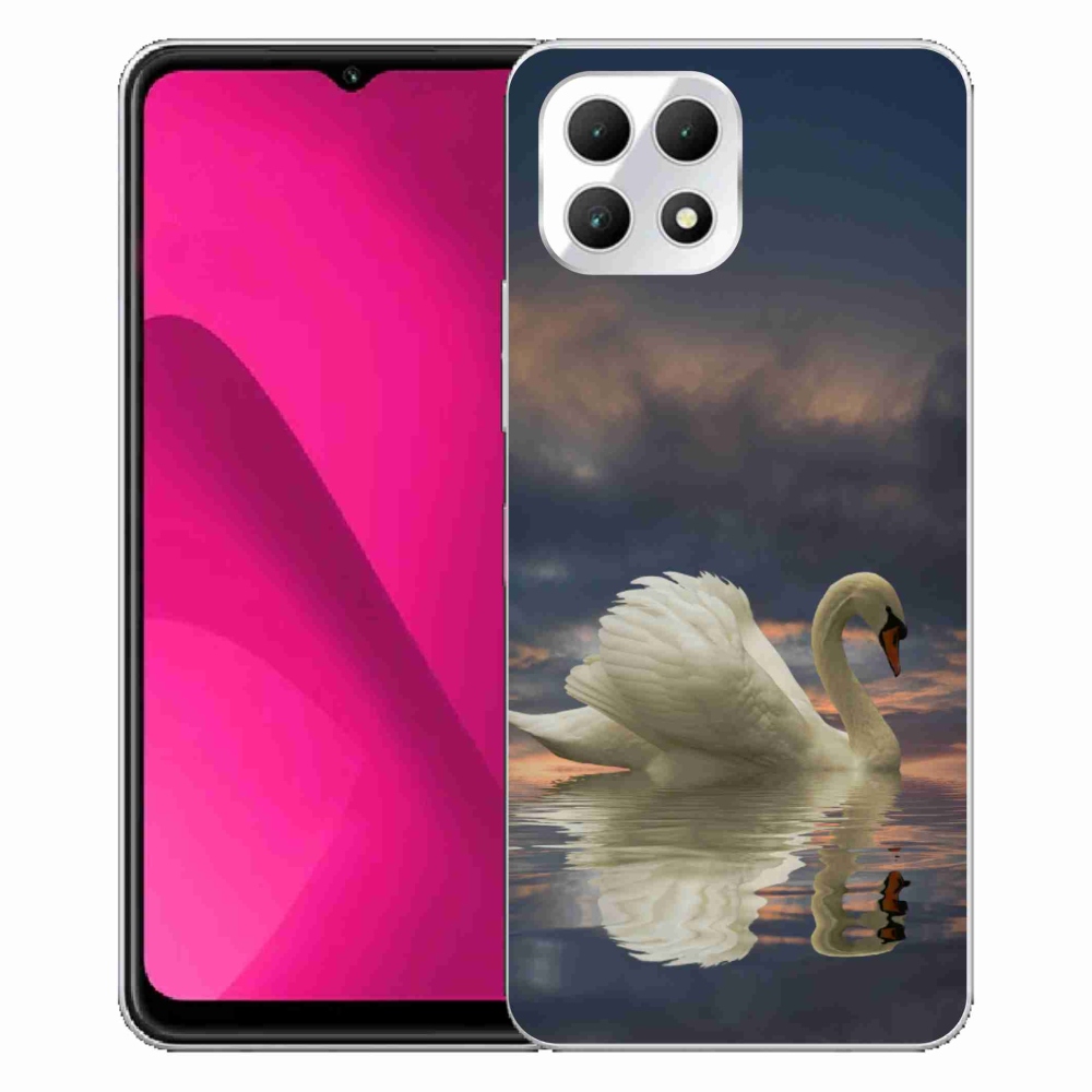 Gelový kryt mmCase na T-Mobile T Phone 2 - labuť