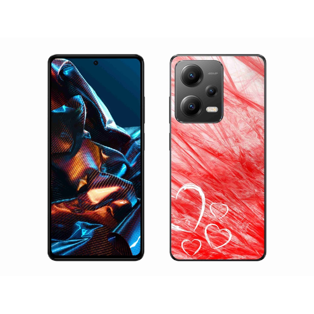 Gelový kryt mmCase na mobil Xiaomi Redmi Note 12 Pro 5G - heart